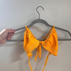 Orange Bikini Top